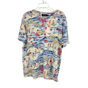 Polo Ralph Lauren men's Hawaiian tropical print T-shirt